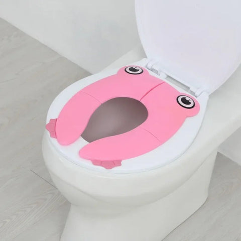 Froggie Kinder Toilettentrainer – Faltbarer Toilettensitz für unterwegs