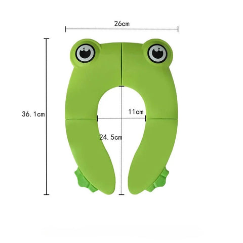 Froggie Kinder Toilettentrainer – Faltbarer Toilettensitz für unterwegs