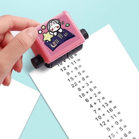 MathMaster Stempelset - Spielerisch Rechnen Lernen für Kinder