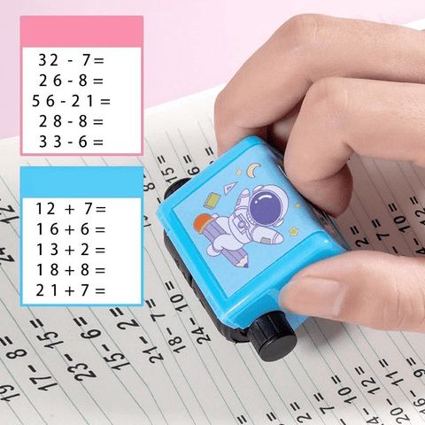 MathMaster Stempelset - Spielerisch Rechnen Lernen für Kinder