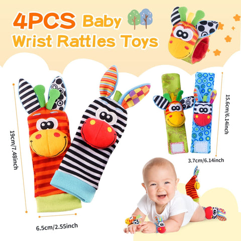 Baby Rammelsocken Set - Weich und Musikalisch