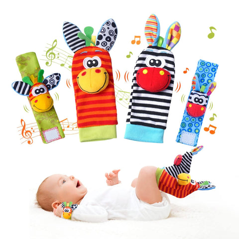 Baby Rammelsocken Set - Weich und Musikalisch
