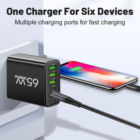 ChargePro Multi USB Ladegerät – Schnell und Sicher für Zuhause und Unterwegs