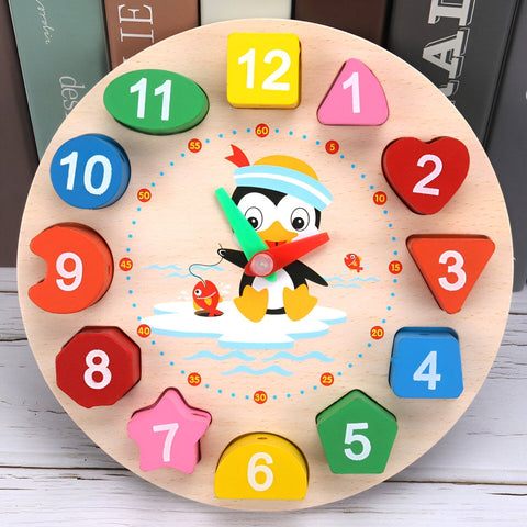 ZeitLehrer - Holz Uhr für Bildungs-Spielspaß