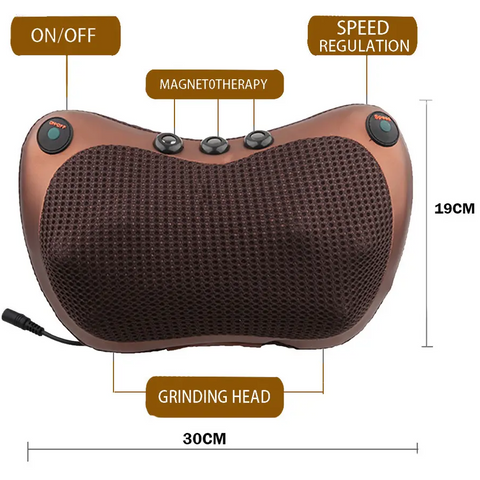 Ergonomisches Massagekissen – Mit Magnetotherapie und Verstellbarer Geschwindigkeit für Ultimative Entspannung