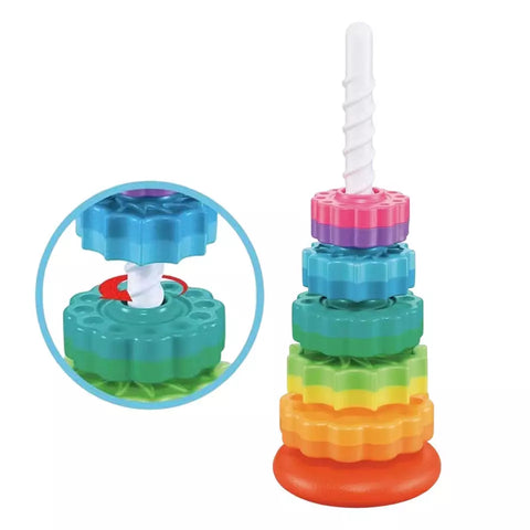 Twist & Stapel Spielturm – Pädagogischer Stapelspaß für Kleinkinder