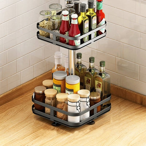 KitchenSpin Pro - 360° rotierendes Aufbewahrungsregal