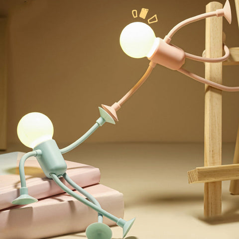 Flexible Schreibtischlampe mit Saugnapf – Verspielte und Verstellbare Beleuchtung für Zuhause oder im Büro