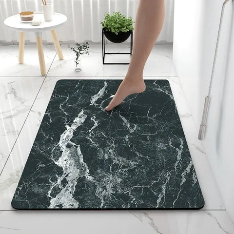 AquaArt Luxe Badmatte - Wasserabsorbierend und Schnelltrocknend