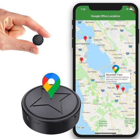 Ultrakompakter Magnetischer GPS-Tracker - Sicherheit für Dich und Deine Besitztümer