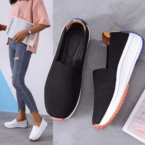 Damen Slip-On Loafers - Bequem und Atmungsaktiv